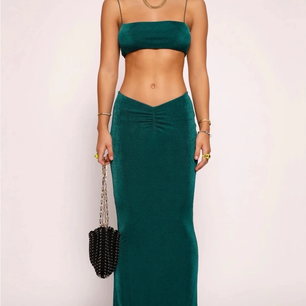 Tigermist Dark Green Chantelle Skirt Set